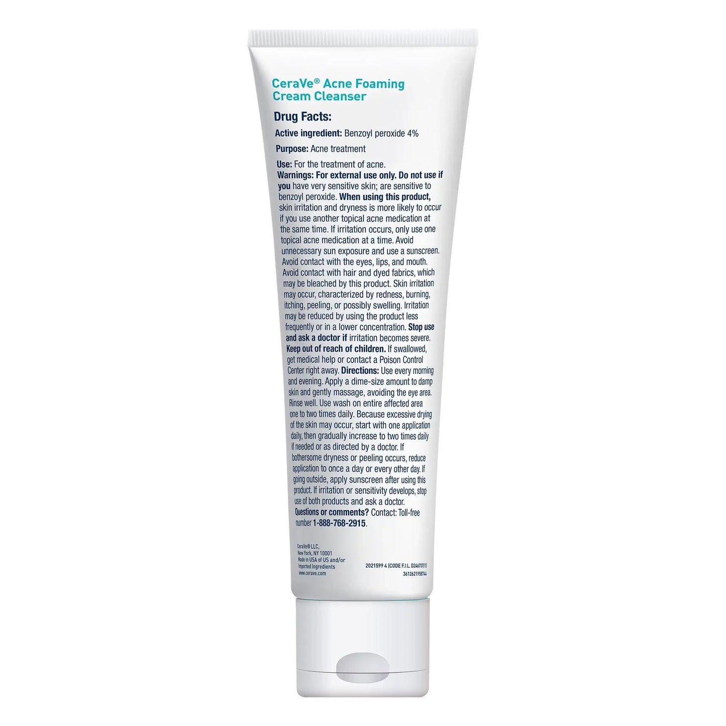 CeraVe Acne Foaming Cream Cleanser