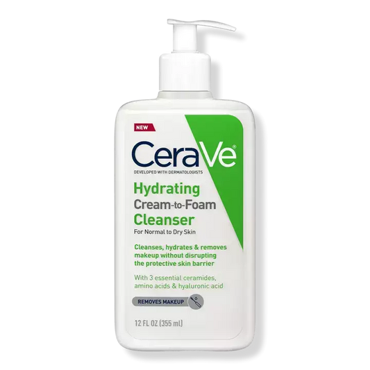 CeraVe Hydrating Cream-to-foam Cleanser