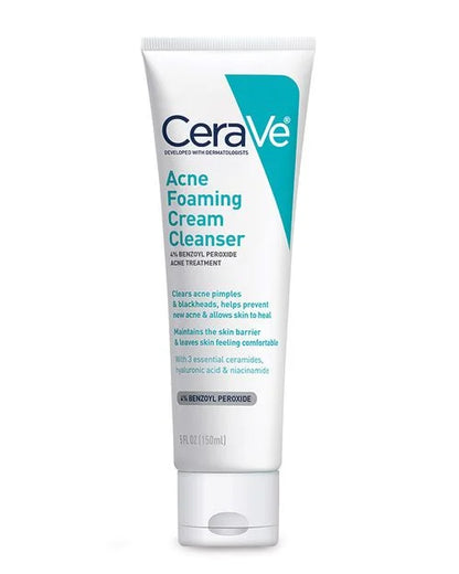 CeraVe Acne Foaming Cream Cleanser